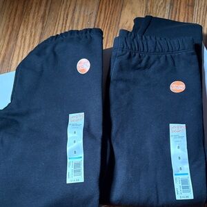 Jumping Beans Black Cozy Lined Leggings for Kids- Set of 2